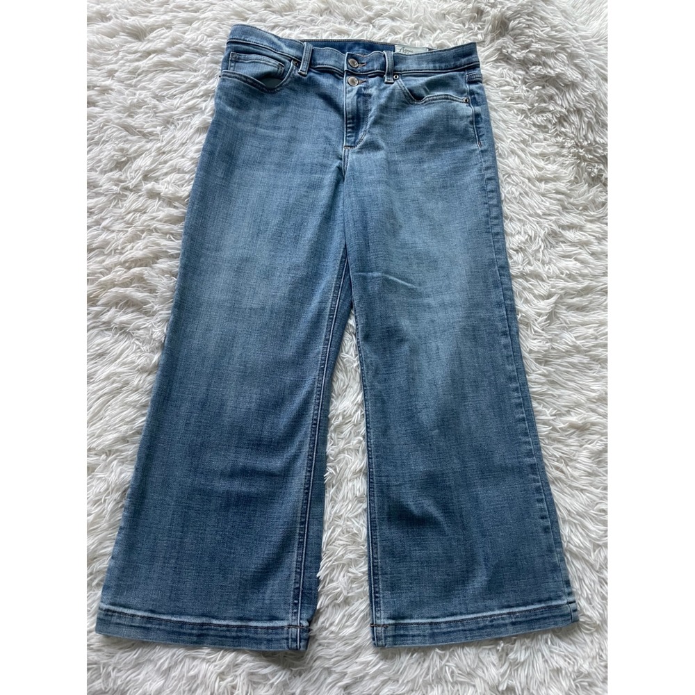 Cosmic Blue Love Pistola High Rise Wide Leg Crop Jeans
